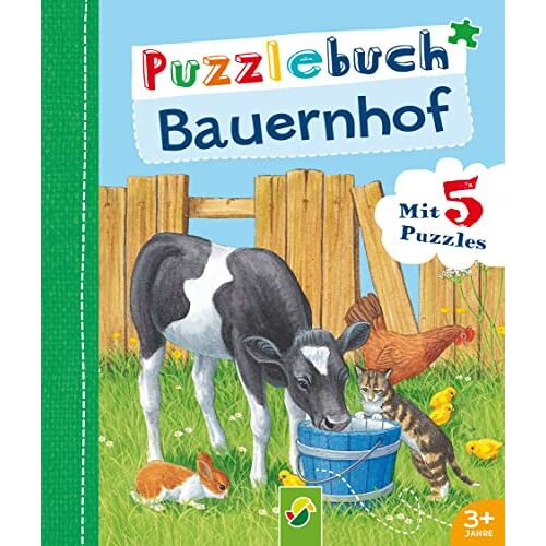 - Puzzlebuch Bauernhof: Mit 5 Puzzles mit je 6 Teilen. Für Kinder ab 3 Jahren