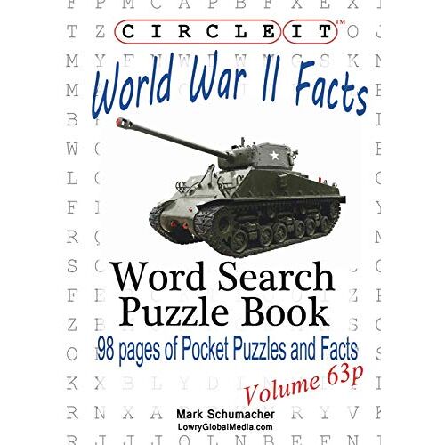Lowry Global Media Llc - Circle It, World War II Facts, Pocket Size, Word Search, Puzzle Book