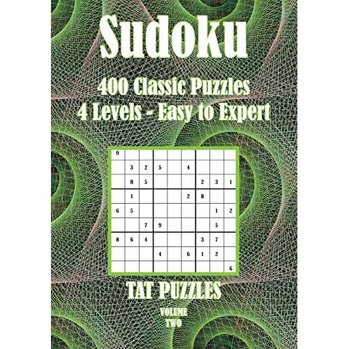 Tat Puzzles – Sudoku: 400 Classic Puzzles 4 Levels – Easy to Expert