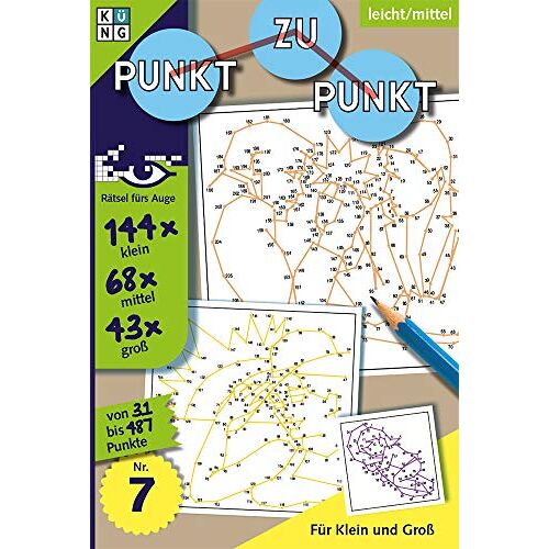 Conceptis Puzzles - Rätselbuch Punkt zu Punkt 07 (Punkt zu Punkt Rätselbuch / Rätsel fürs Auge)