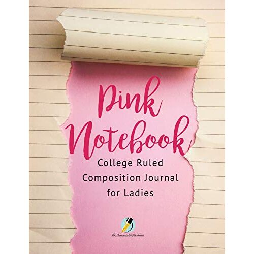 @ Journals and Notebooks – Pink Notebook College Ruled Composition Journal for Ladies