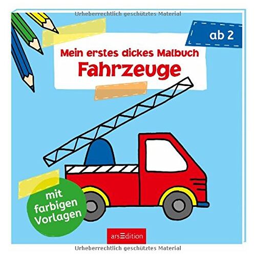 – Mein erstes dickes Malbuch Fahrzeuge