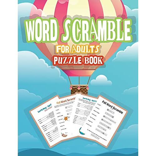 C. Smith - Word Scramble Puzzle Book for Adults: Word Puzzle Game, Large Print Word Puzzles for Adults, Jumble Word Puzzle Books