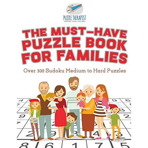 Puzzle Therapist - The Must-Have Puzzle Book for Families   Over 300 Sudoku Medium to Hard Puzzles