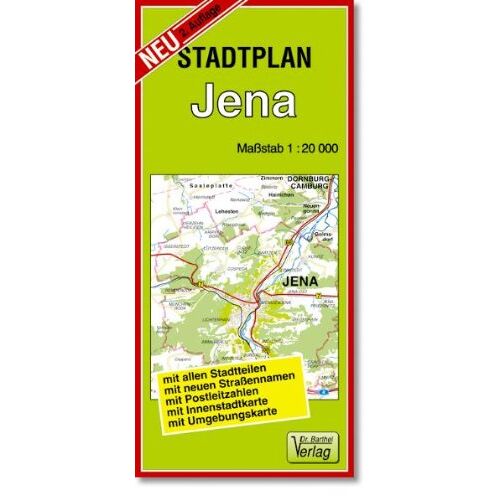 - Stadtplan Jena: 1:20000