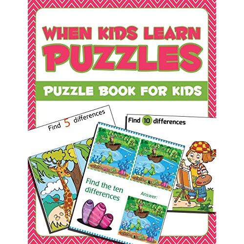 Jupiter Kids - When Kids Learn Puzzles: Puzzle Book For Kids