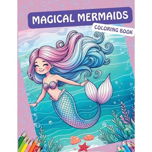 Books, Magic Hat – Magical Mermaids Coloring Book