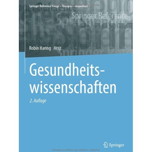 Robin Haring – Gesundheitswissenschaften (Springer Reference Pflege – Therapie – Gesundheit)