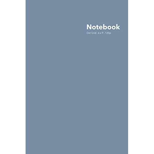 Instyle Notebooks – Dot Grid Notebook: Stylish Jean Jacket Notebook, 120 Dotted Pages 6 x 9 inches Standard Journal   Softcover Color Trends Collection