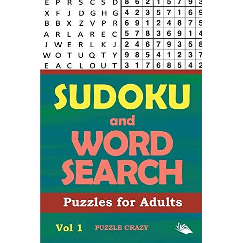 Puzzle Crazy - Sudoku and Word Search Puzzles for Adults Vol 1