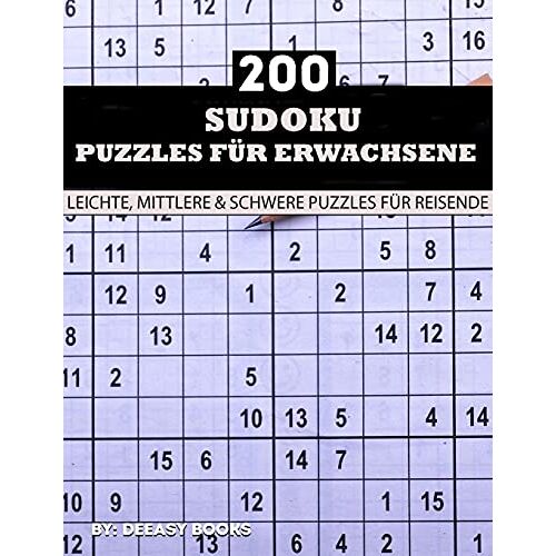 Deeasy Books - Sudoku Puzzles für Erwachsene