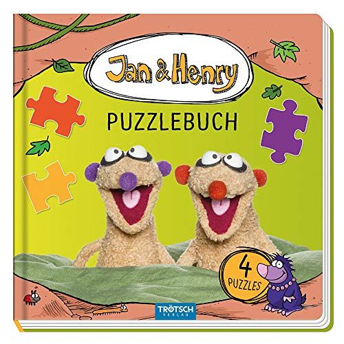 Trötsch Verlag GmbH & Co. KG - Trötsch Jan und Henry Puzzlebuch mit 4 Puzzle: Beschäftigungsbuch Entdeckerbuch Puzzlebuch