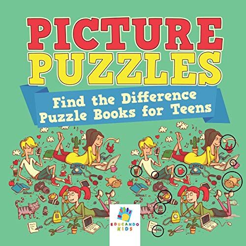 Educando Kids - Picture Puzzles Find the Difference Puzzle Books for Teens