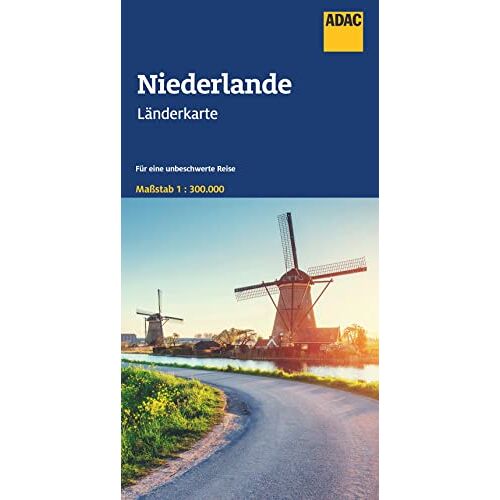 - ADAC Länderkarte Niederlande 1:300.000