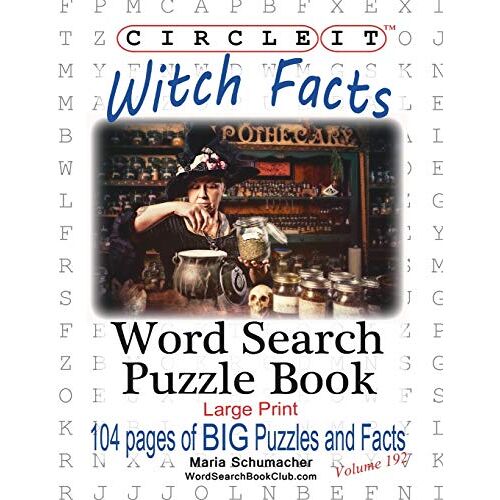 Lowry Global Media Llc - Circle It, Witch Facts, Word Search, Puzzle Book