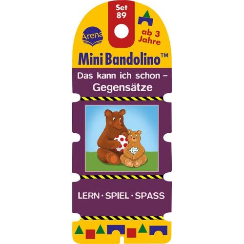 Christine Morton - Mini Bandolino Set 89. Das kann ich schon – Gegensätze: Lernspiel mit Lösungskontrolle für Kinder ab 3 Jahren