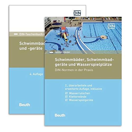 Helmut Ständer – Sichere Schwimmbäder und Schwimmbadgeräte: Paket: Kommentar Schwimmbäder, Schwimmbadgeräte und Wasserspielplätze – DIN-Normen in der Praxis und … (DIN-Taschenbuch und Beuth Kommentar)