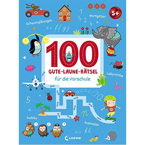 100 Gute-Laune-Rätsel für die Vorschule: Lernspiele für Kinder ab 5 Jahre