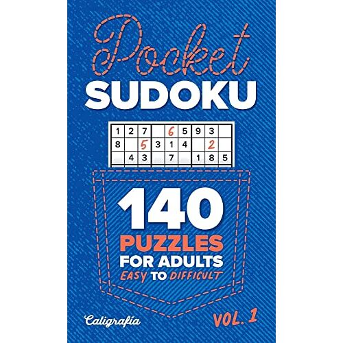 - Pocket Sudoku: 140 Puzzles for Adults, Easy to Difficult