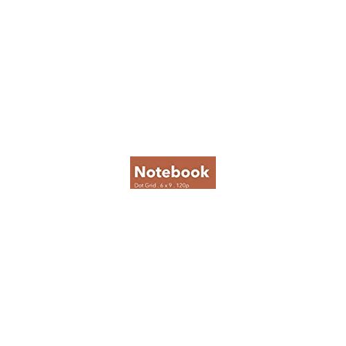 Instyle Notebooks – Dot Grid Notebook: Stylish Maple Glaze Notebook, 120 Dotted Pages 6 x 9 inches Standard Journal   Softcover Color Trends Collection