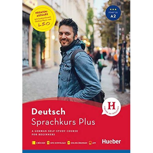Daniela Niebisch - Hueber Sprachkurs Plus Deutsch A1/A2 – Premiumausgabe: A German Self-Study Course for Beginners / Buch mit Audios und Videos online, Begleitbuch, Online-Übungen und LEO-Onlinekurs