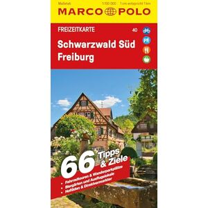 - MARCO POLO Freizeitkarte 40 Schwarzwald Süd, Freiburg 1:100.000