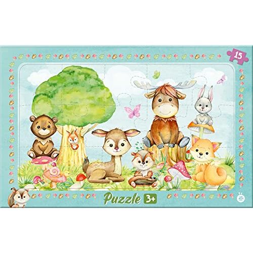 Trötsch - Trötsch Rahmenpuzzle Waldfreunde: Kinder Kinderspielzeug Puzzle Rahmenpuzzle Geschenk Geschenkidee Waldfreunde