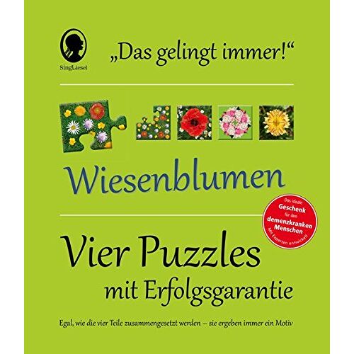 SingLiesel Verlag - Das Gelingt-immer-Puzzle Wiesenblumen: Frustfrei puzzlen!