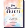 Pattloch Verlag - Das Affirmations-Orakel: 50 Karten für innere Kraft, Zuversicht und Vertrauen   Positive Gedanken und Selbstbestätigung als Hilfe bei der Einscheidungsfindung