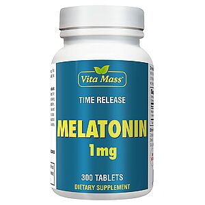 vitanatural melatonin 1 mg tr stufenweise wirksam - 300 tableten