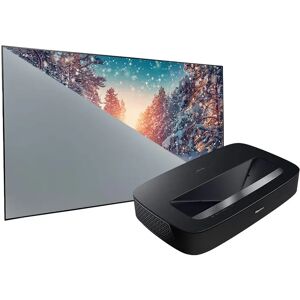 Set: Hisense PL1SE Laser TV mit 100 Zoll LumaScreens CLR Leinwand - HEIMKINORAUM Edition