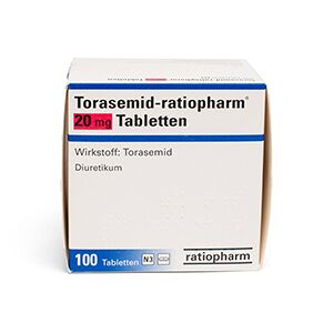ratiopharm GmbH Torasemid Ratiopharm 20 mg 100 St.