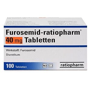ratiopharm GmbH Furosemid 20 mg 100 St.