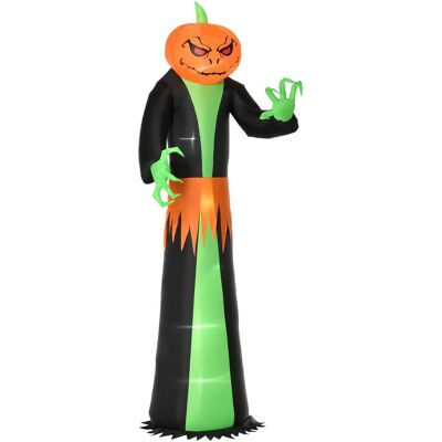 HOMCOM Aufblasbar Kürbis Halloween Dekoration Gespenst mit LED HOMCOM Aufblasbar Kürbis Halloween Dekoration Gespenst mit LED