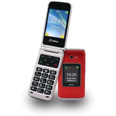 Olympia Vitus 4G - Tastenhandy, Rot, 2,80-Zoll, 0,30 MP, 16GB Olympia Vitus 4G - Tastenhandy, Rot, 2,80-Zoll, 0,30 MP, 16GB