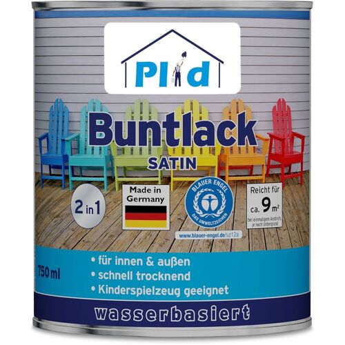 Plid Premium Buntlack Holzfarbe Türenlack Möbellack Tiefschwarz