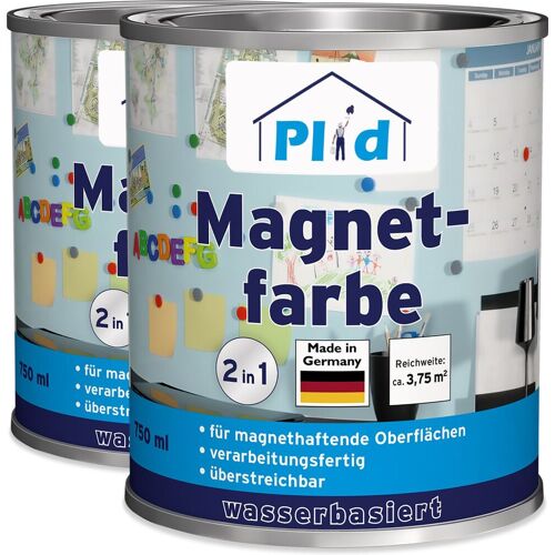 Plid Premium Magnetfarbe Magnet Magnetlack Magnetwand Anthrazit