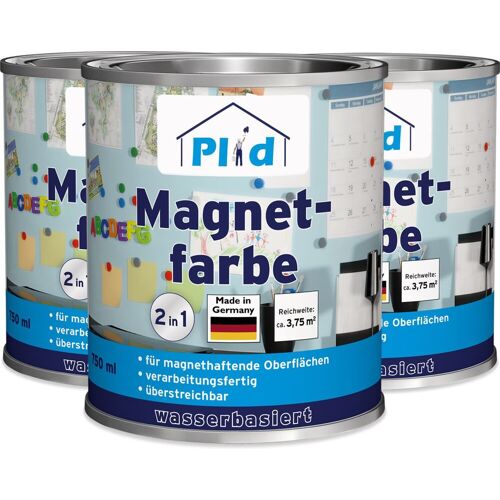 Plid Premium Magnetfarbe Magnet Magnetlack Magnetwand Anthrazit