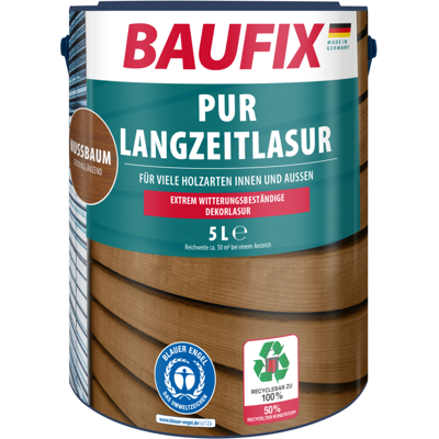 Baufix PUR-Langzeitlasur nussbaum Baufix PUR-Langzeitlasur nussbaum