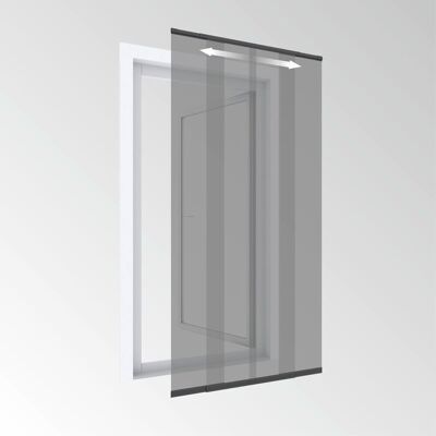 POWERTEC Türvorhang Teleskop 120cm anthrazit POWERTEC Türvorhang Teleskop 120cm anthrazit