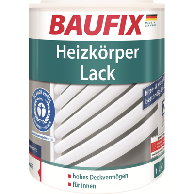 Baufix Heizkörper-Lack weiß seidenmatt 4er Set Baufix Heizkörper-Lack weiß seidenmatt 4er Set