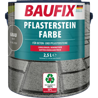 Baufix Pflasterstein-Farbe - grau 2,5L Baufix Pflasterstein-Farbe - grau 2,5L