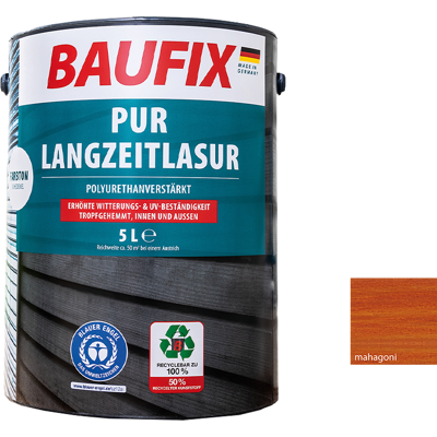 Baufix PUR-Langzeitlasur Mahagoni Baufix PUR-Langzeitlasur Mahagoni