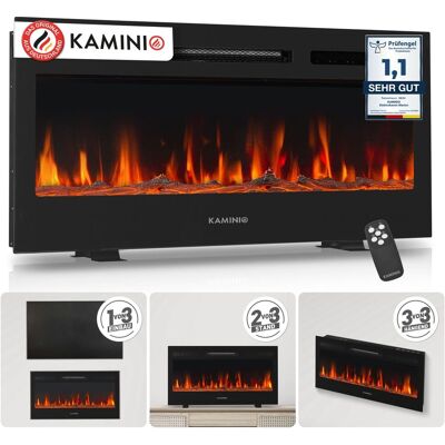 Kaminio elektrische Kamin Marlon - 3-in-1 mit Heizung, 3D-Flammeneffekt, 12 Flammenfarben - 36 Zoll Kaminio elektrische Kamin Marlon - 3-in-1 mit Heizung, 3D-Flammeneffekt, 12 Flammenfarben - 36 Zoll