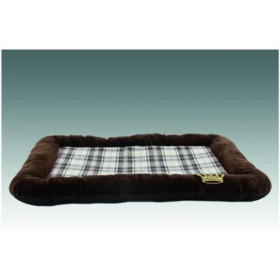 HEIM Haustierbett - 86x57x7 cm - Braun - Für Hunde & Katzen HEIM Haustierbett - 86x57x7 cm - Braun - Für Hunde & Katzen