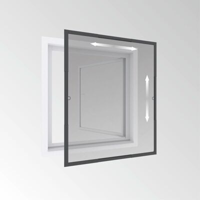 POWERTEC Rahmen Fenster Flexi Fit 130x150 Anthrazit POWERTEC Rahmen Fenster Flexi Fit 130x150 Anthrazit
