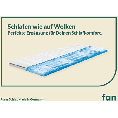 FAN FRANKENSTOLZ Relax Gelart - Mehrzonen Topperauflage FAN FRANKENSTOLZ Relax Gelart - Mehrzonen Topperauflage