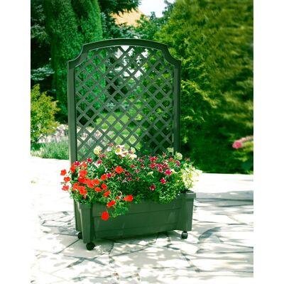 KHW Rankhilfe - Grün, 79x35x134 cm - Gartengitter KHW Rankhilfe - Grün, 79x35x134 cm - Gartengitter