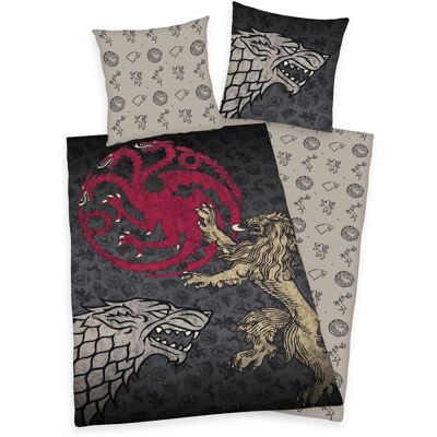 Herding Game of Thrones Bettwäsche Größe 80x80 + 135x200 cm Herding Game of Thrones Bettwäsche Größe 80x80 + 135x200 cm