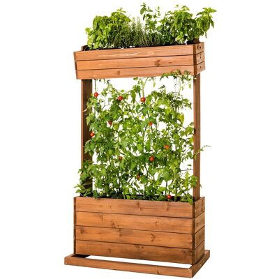 Hecht Vertikales Hochbeet CUBE2 mit Rankseile Hecht Vertikales Hochbeet CUBE2 mit Rankseile
